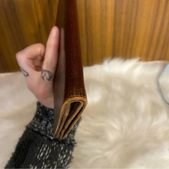 Vintage brown  leather wallet made in England‎ - Picture 11 of 13